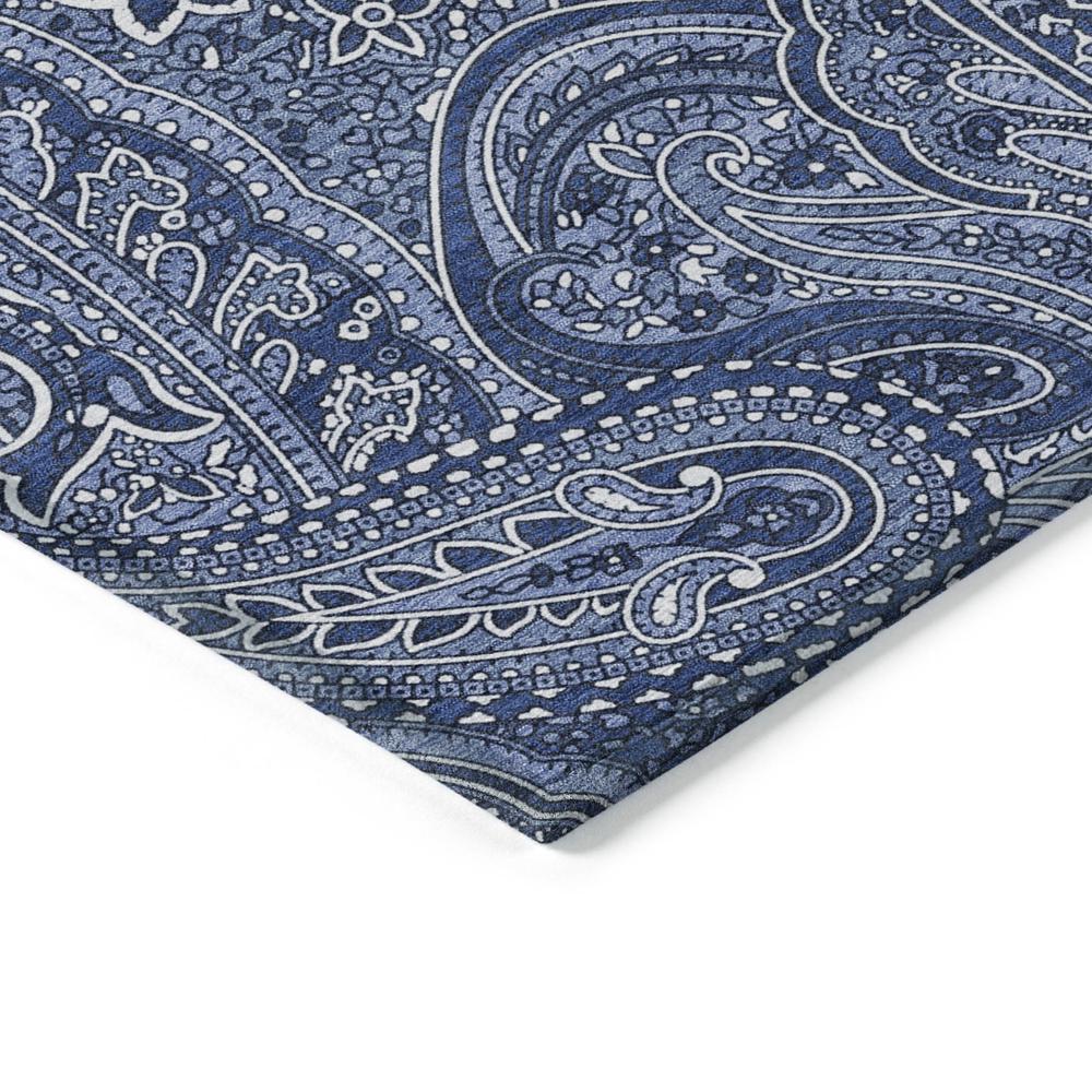 Chantille ACN623 Blue 1'8" x 2'6" Rug. Picture 3