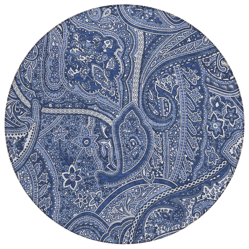 Chantille ACN623 Blue 8' x 8' Rug. Picture 1