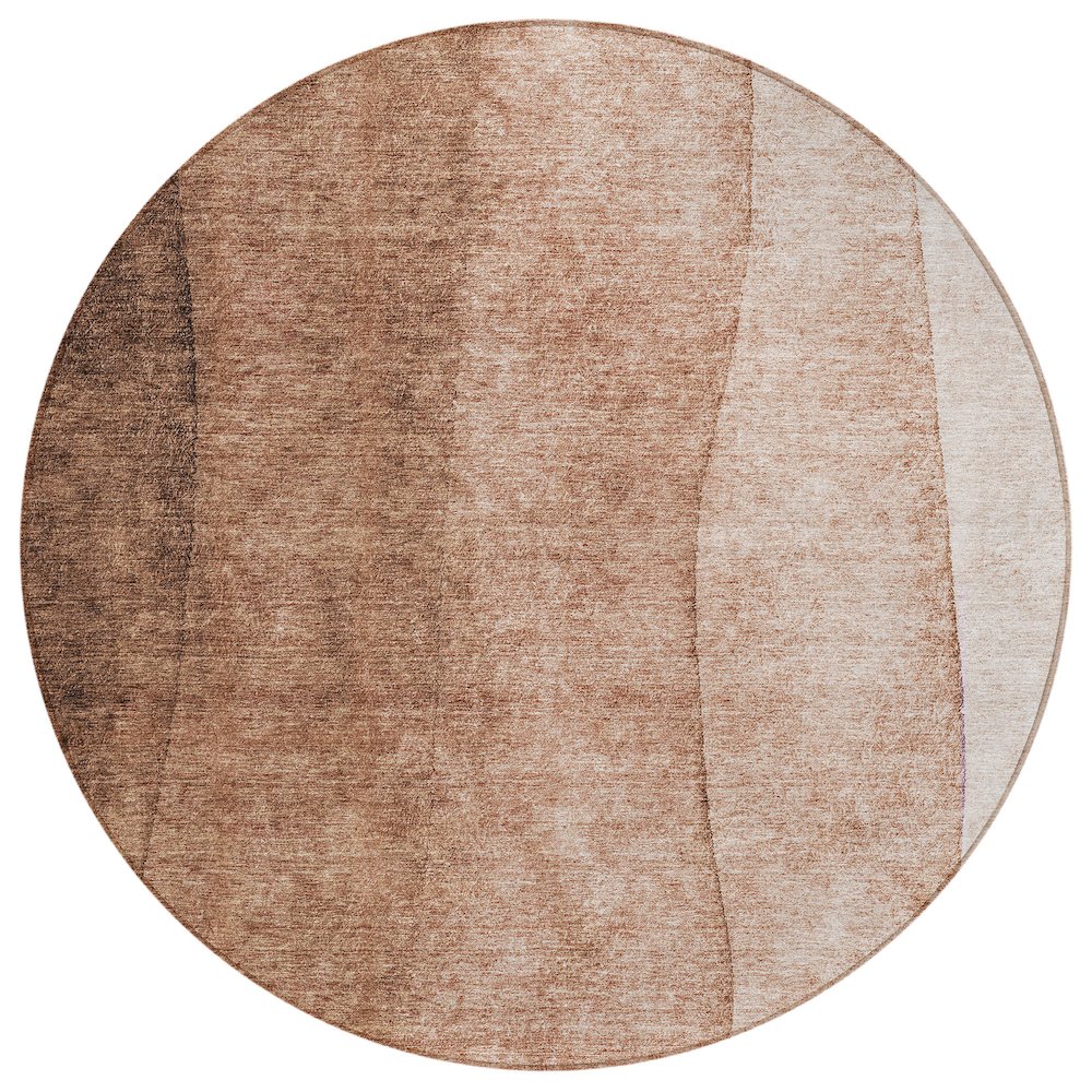 Chantille ACN625 Brown 8' x 8' Rug. Picture 1