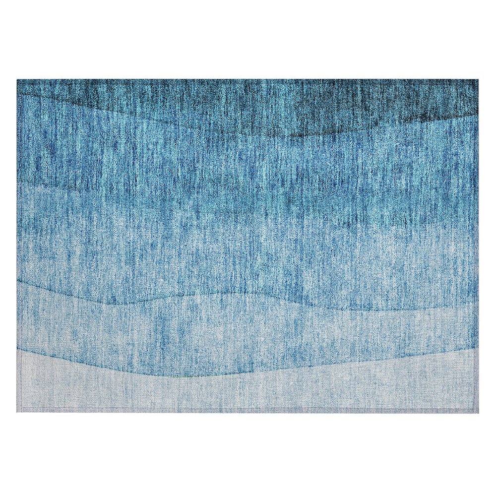 Chantille ACN625 Teal 1'8" x 2'6" Rug. Picture 1