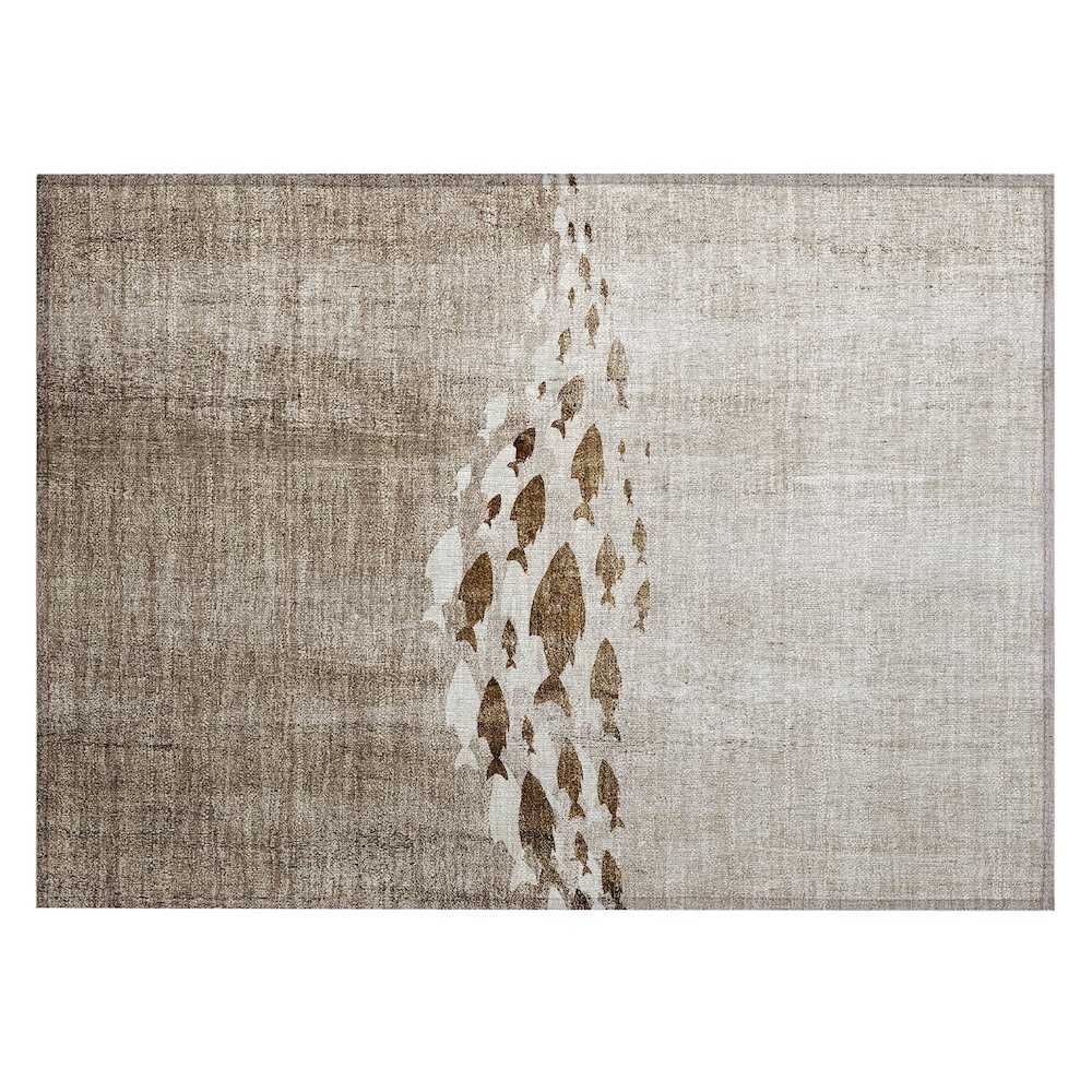 Chantille ACN627 Brown 1'8" x 2'6" Rug. Picture 1