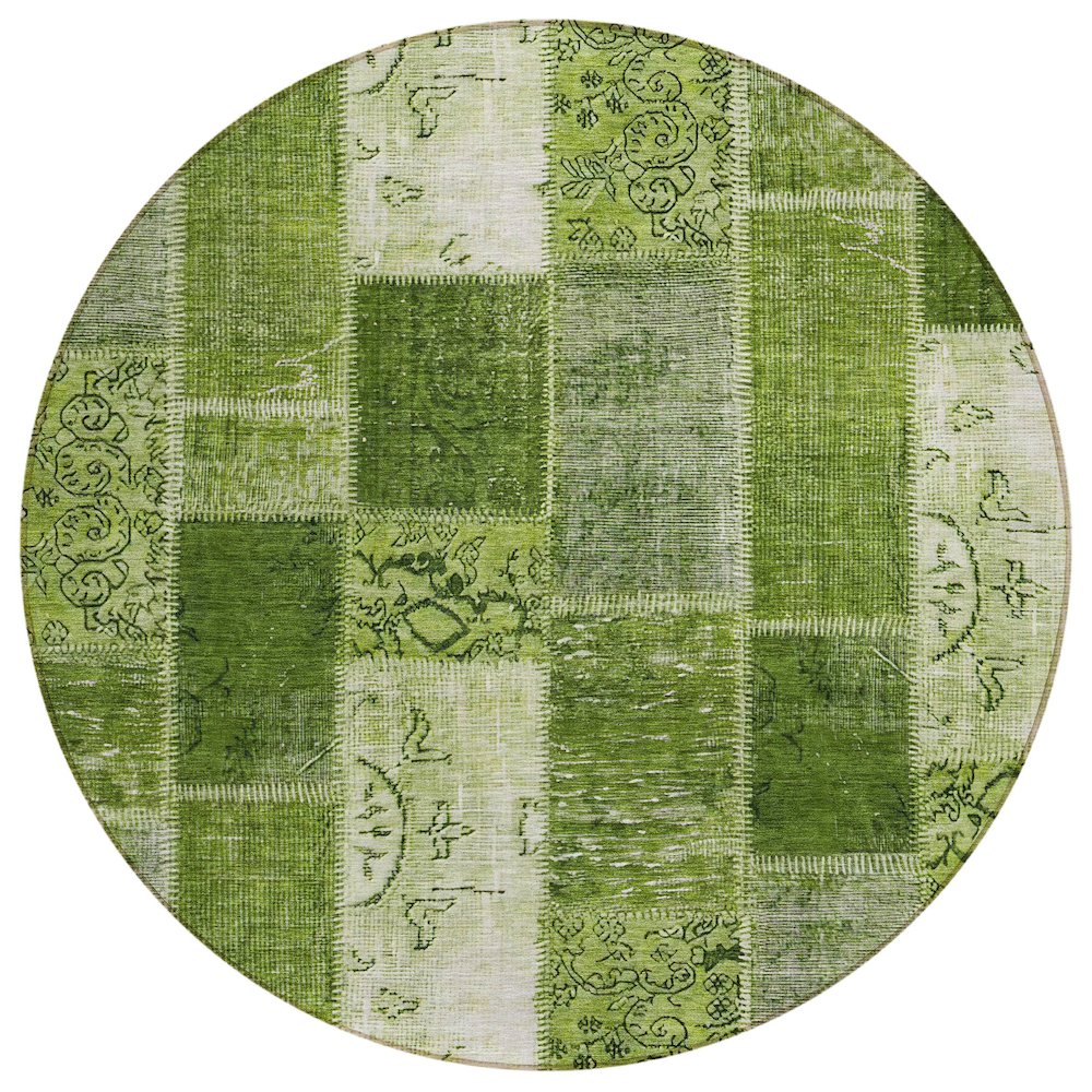 Chantille ACN631 Green 8' x 8' Rug. Picture 1