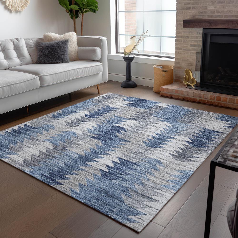 Chantille ACN632 Blue 2'6" x 3'10" Rug. Picture 8