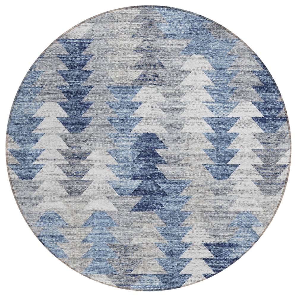 Chantille ACN632 Blue 8' x 8' Rug. Picture 1