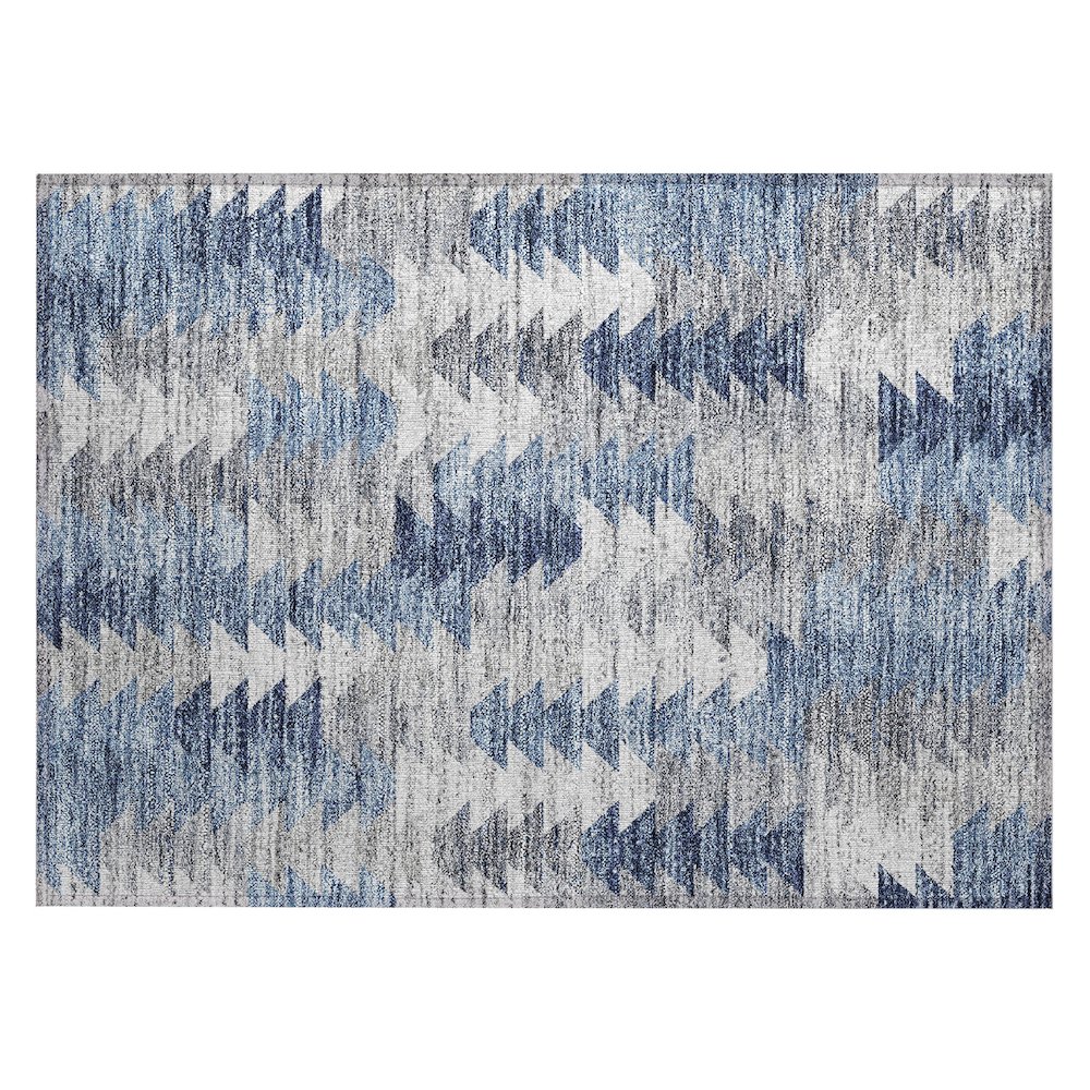 Chantille ACN632 Blue 1'8" x 2'6" Rug. Picture 1