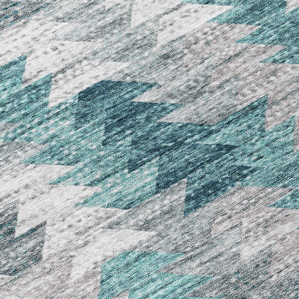 Chantille ACN632 Teal 1'8" x 2'6" Rug. Picture 5
