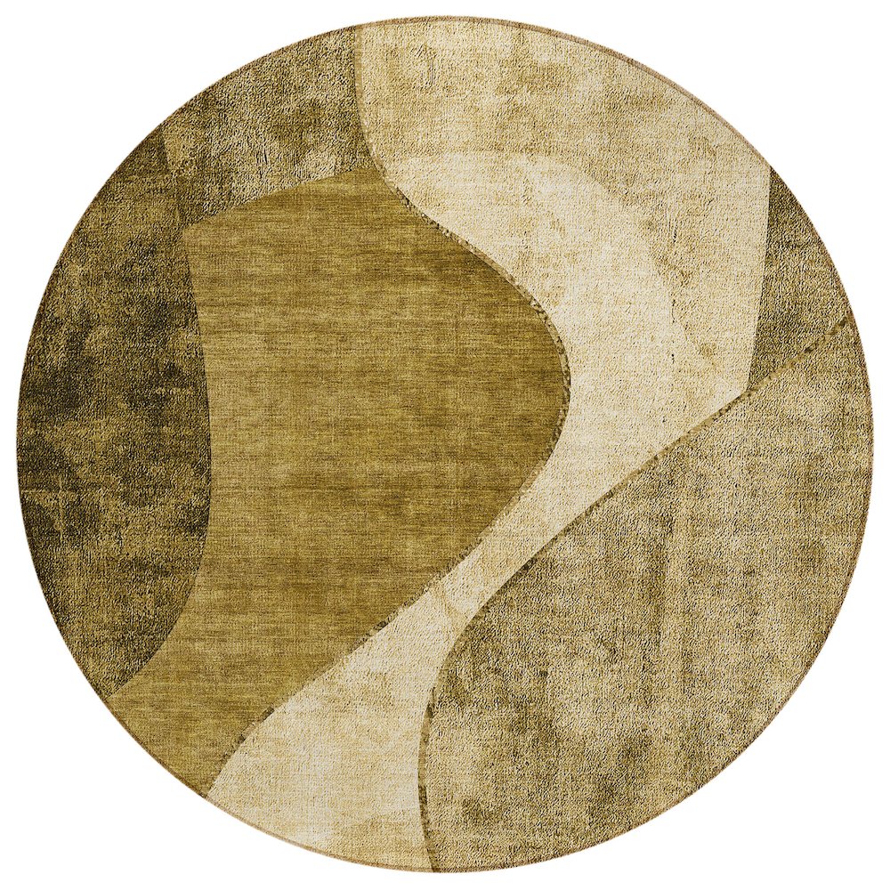 Chantille ACN633 Brown 8' x 8' Rug. Picture 1