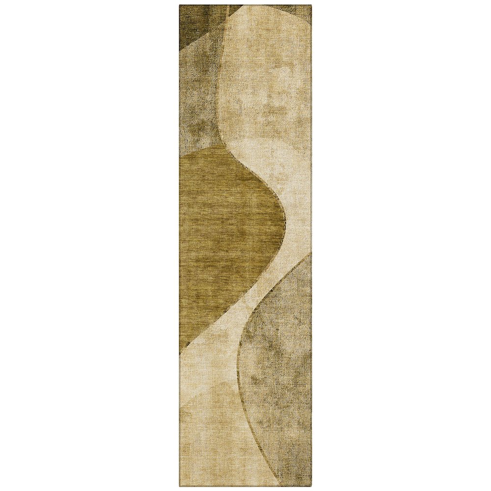 Chantille ACN633 Brown 2'3" x 7'6" Rug. Picture 1