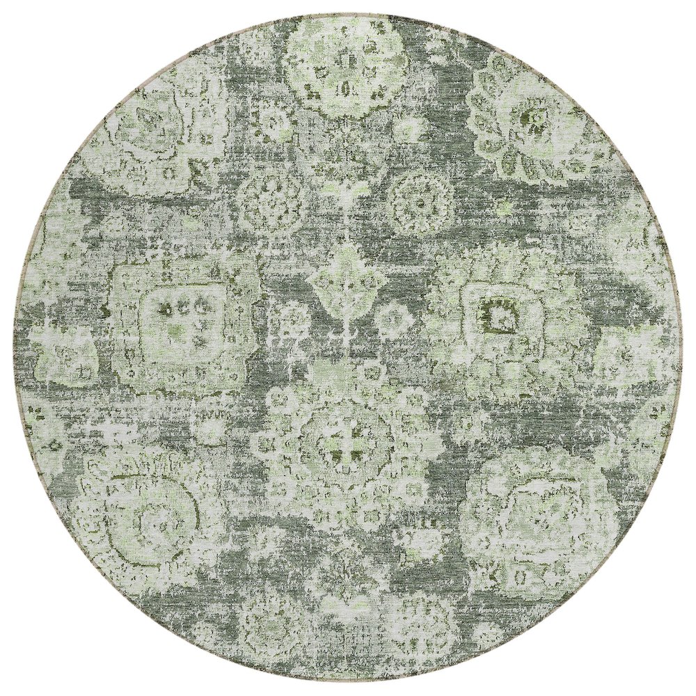 Chantille ACN634 Green 8' x 8' Rug. Picture 1
