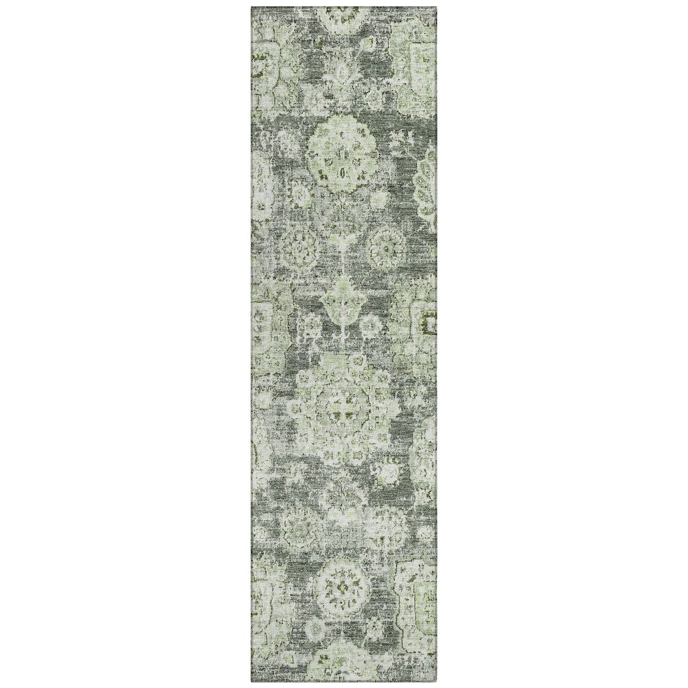 Chantille ACN634 Green 2'3" x 7'6" Rug. Picture 1