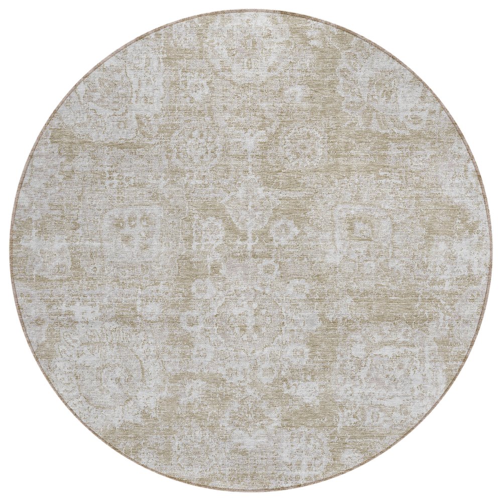Chantille ACN634 Brown 8' x 8' Rug. Picture 1