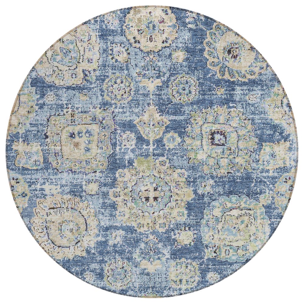 Chantille ACN634 Blue 8' x 8' Rug. Picture 1