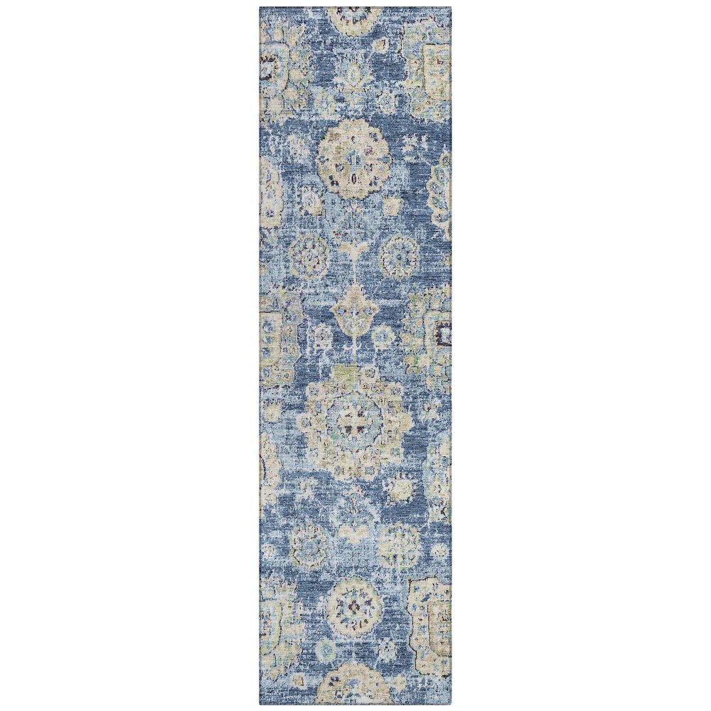 Chantille ACN634 Blue 2'3" x 7'6" Rug. Picture 1