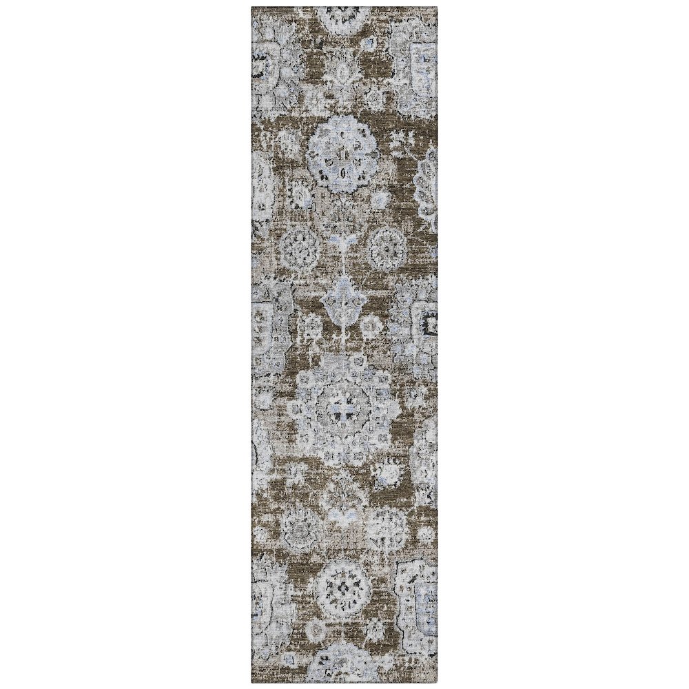 Chantille ACN634 Brown 2'3" x 7'6" Rug. Picture 1