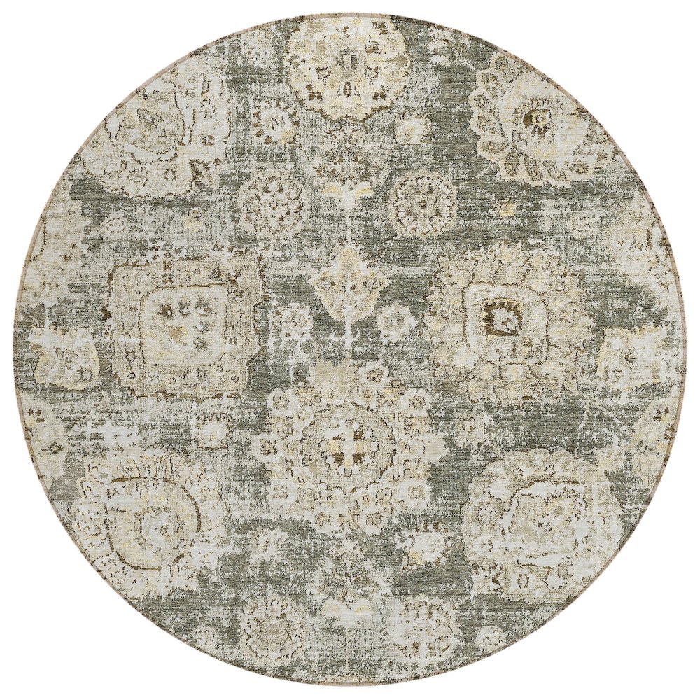 Chantille ACN634 Brown 8' x 8' Rug. Picture 1