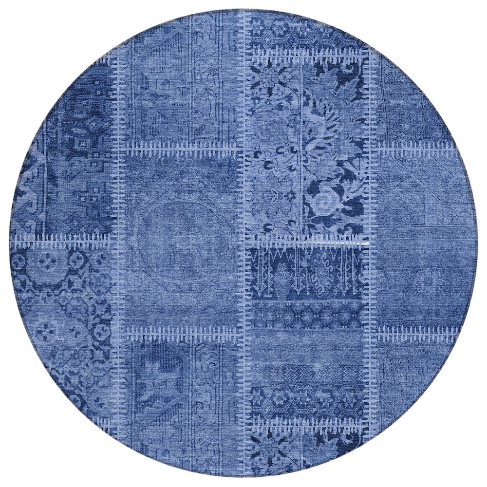 Chantille ACN635 Blue 8' x 8' Rug. Picture 1