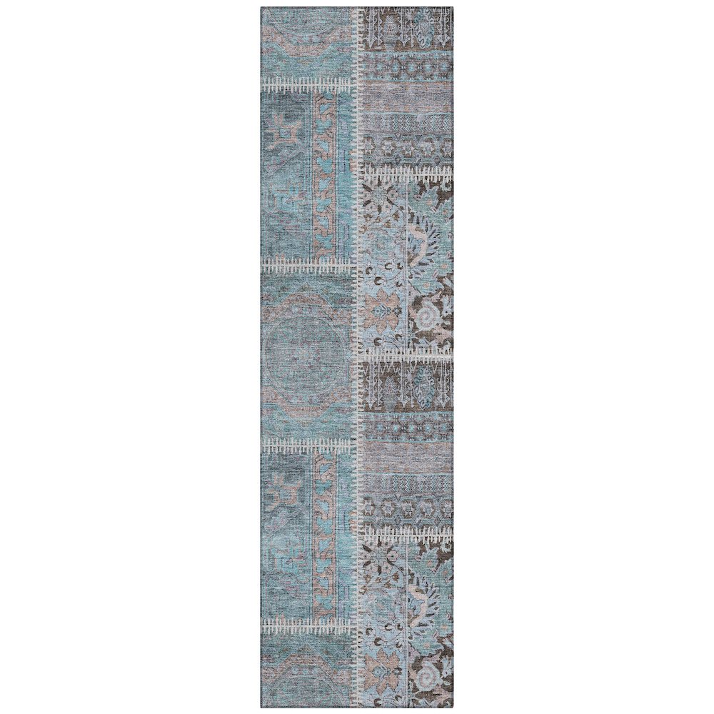 Chantille ACN635 Teal 2'3" x 7'6" Rug. Picture 1
