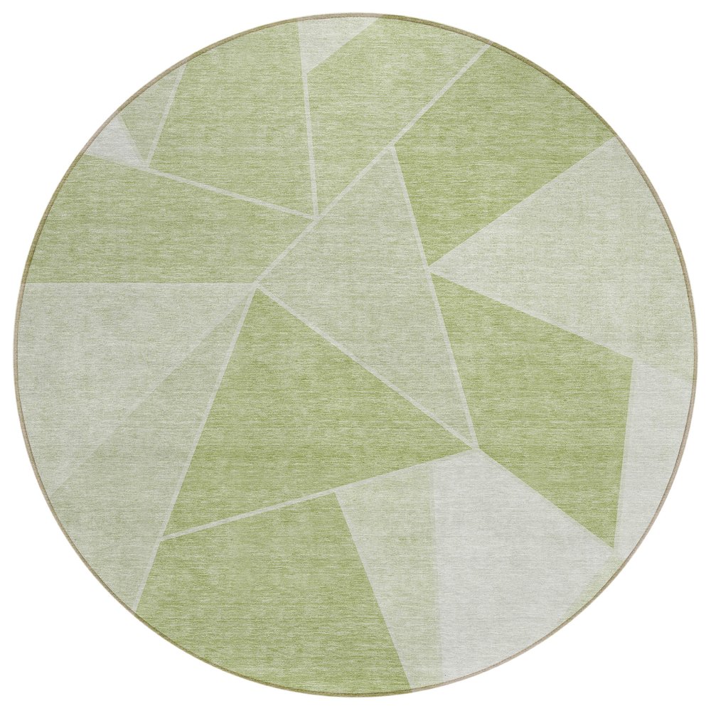 Chantille ACN636 Green 8' x 8' Rug. Picture 1