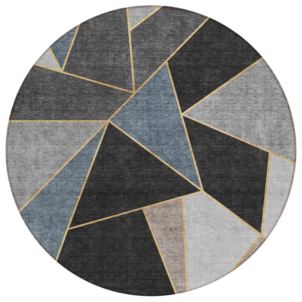 Chantille ACN636 Blue 8' x 8' Rug. Picture 1