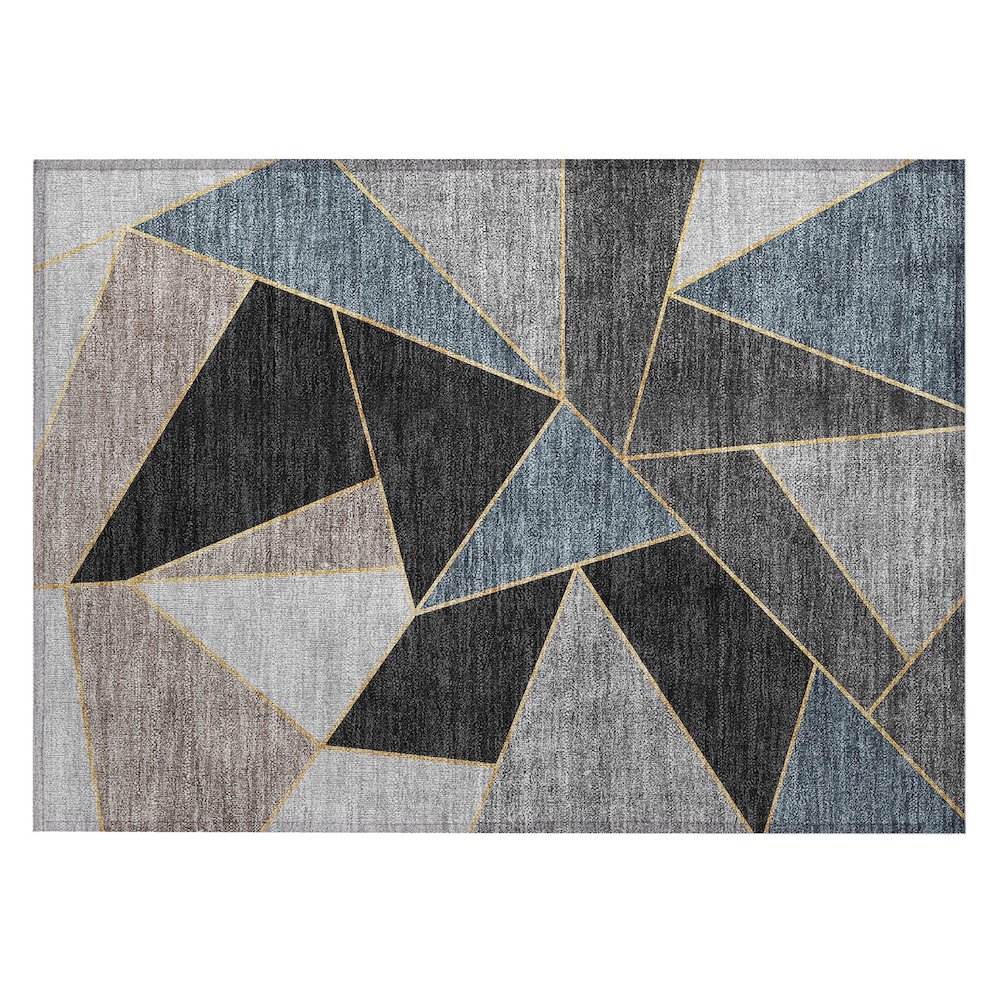 Chantille ACN636 Blue 1'8" x 2'6" Rug. Picture 1