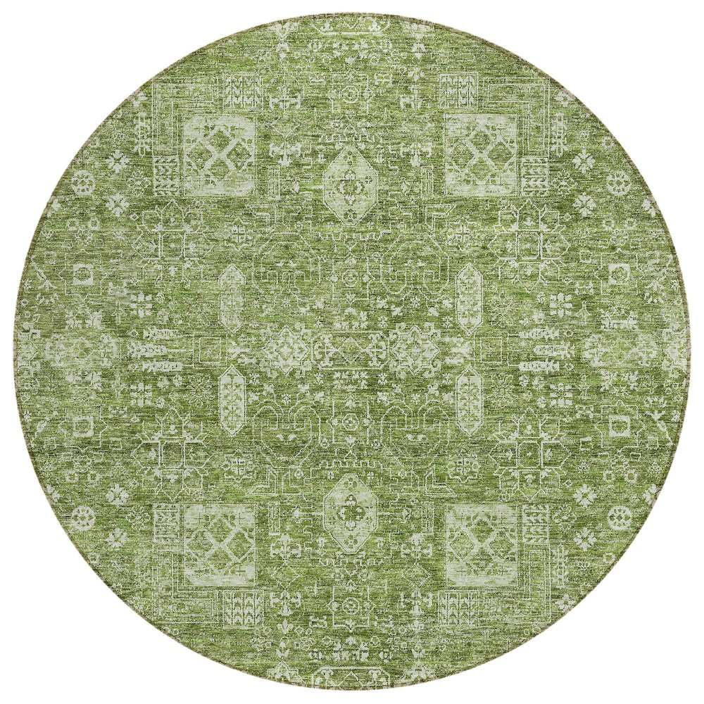 Chantille ACN637 Green 8' x 8' Rug. Picture 1