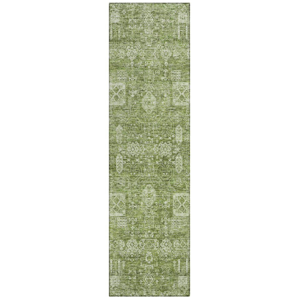 Chantille ACN637 Green 2'3" x 7'6" Rug. Picture 1