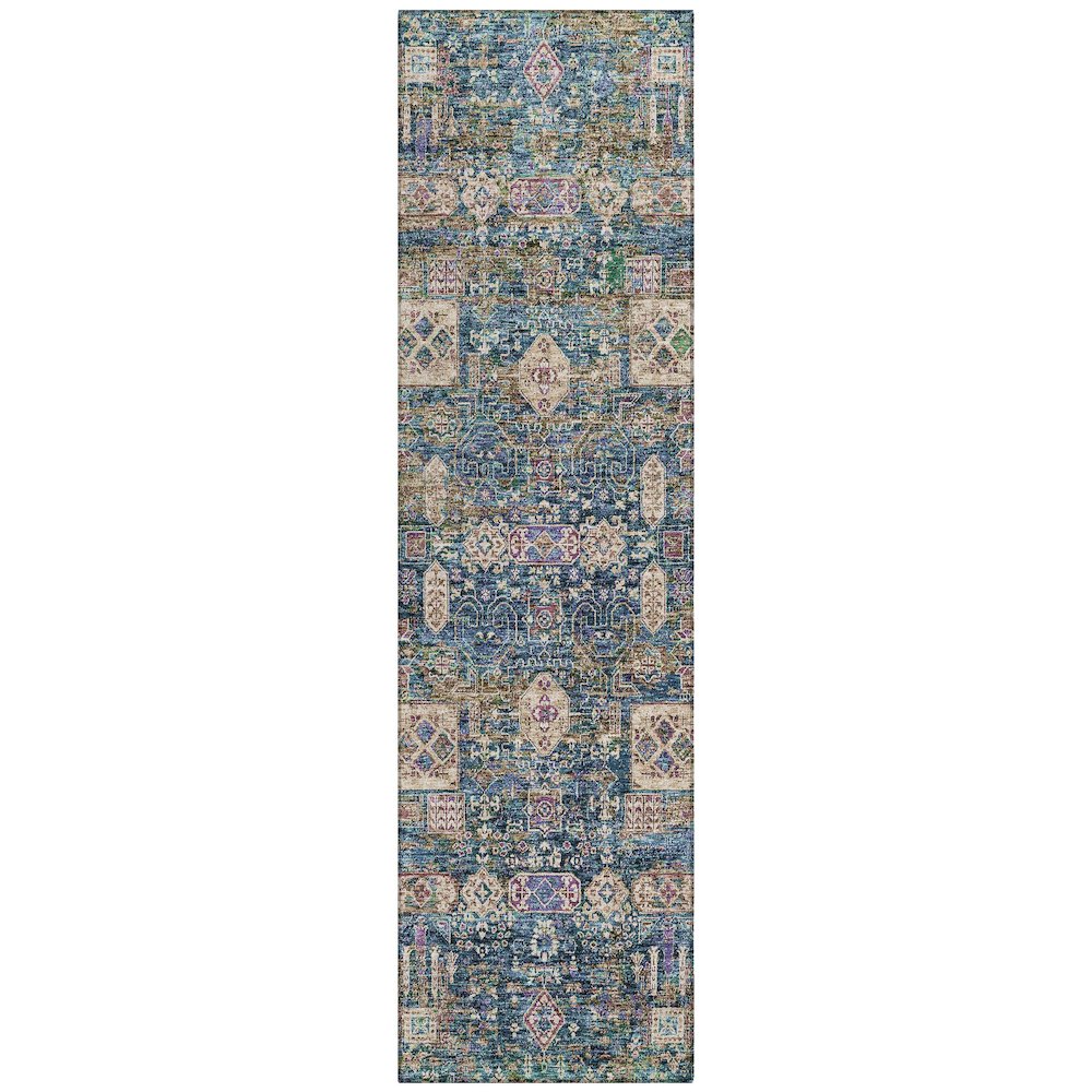 Chantille ACN637 Green 2'3" x 7'6" Rug. Picture 1