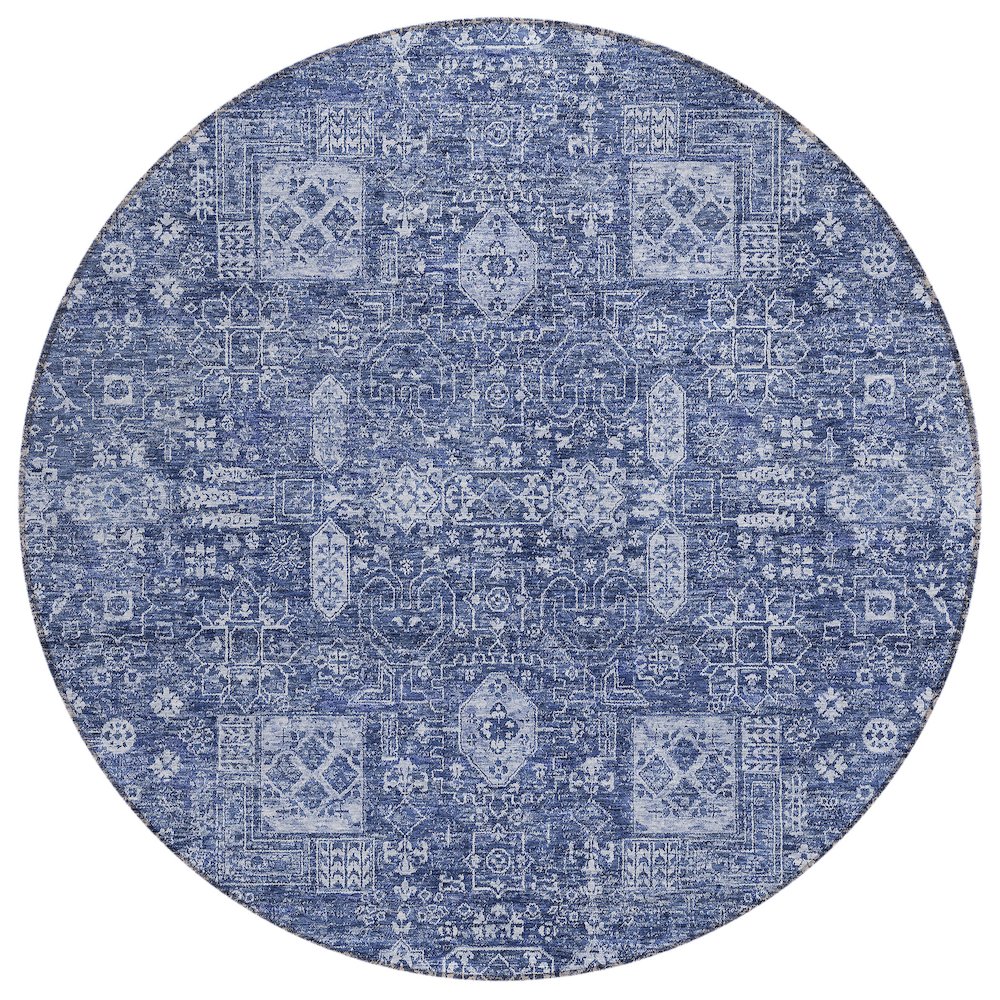 Chantille ACN637 Blue 8' x 8' Rug. Picture 1
