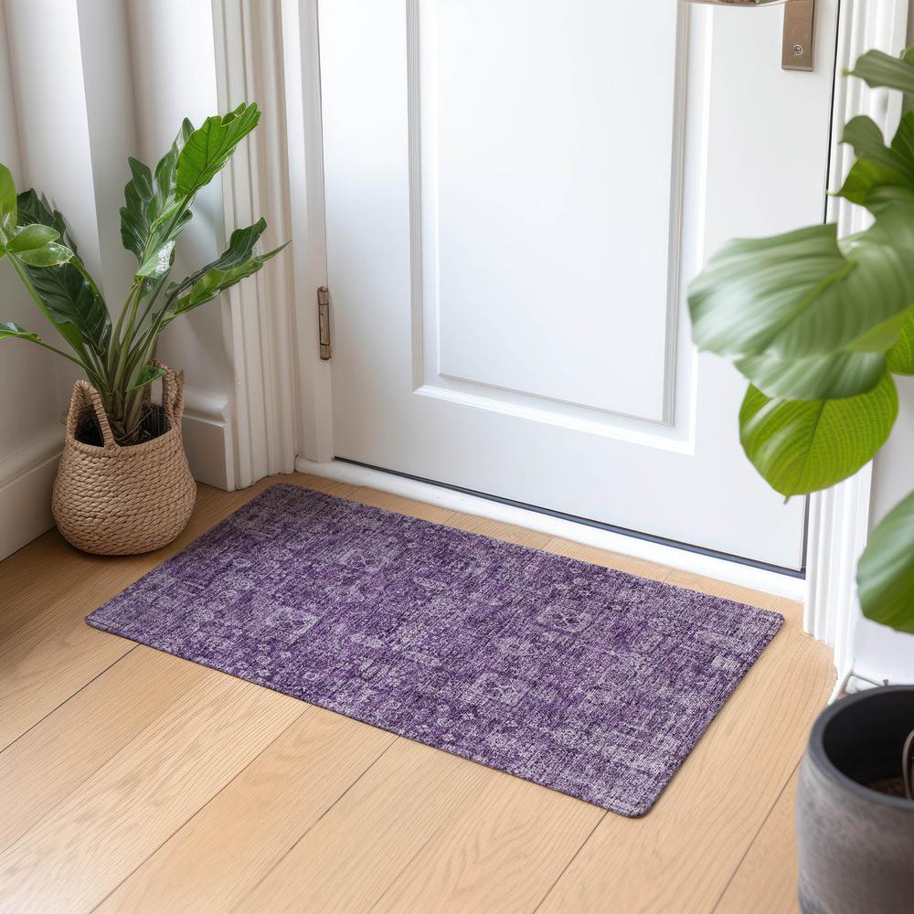 Chantille ACN637 Purple 1'8" x 2'6" Rug. Picture 6