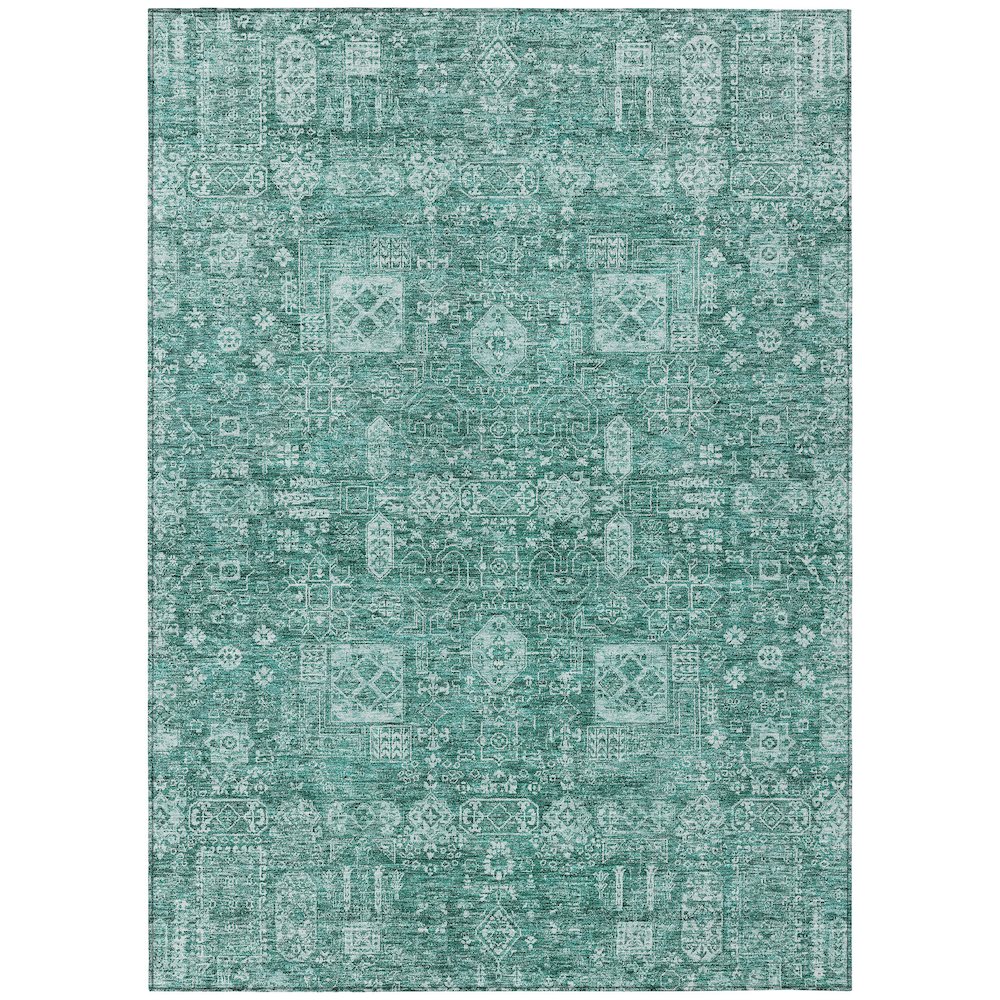 Chantille ACN637 Teal 2'6" x 3'10" Rug. Picture 1