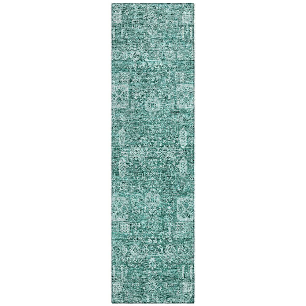 Chantille ACN637 Teal 2'3" x 7'6" Rug. Picture 1