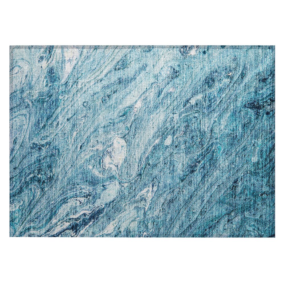 Chantille ACN640 Blue 1'8" x 2'6" Rug. Picture 1