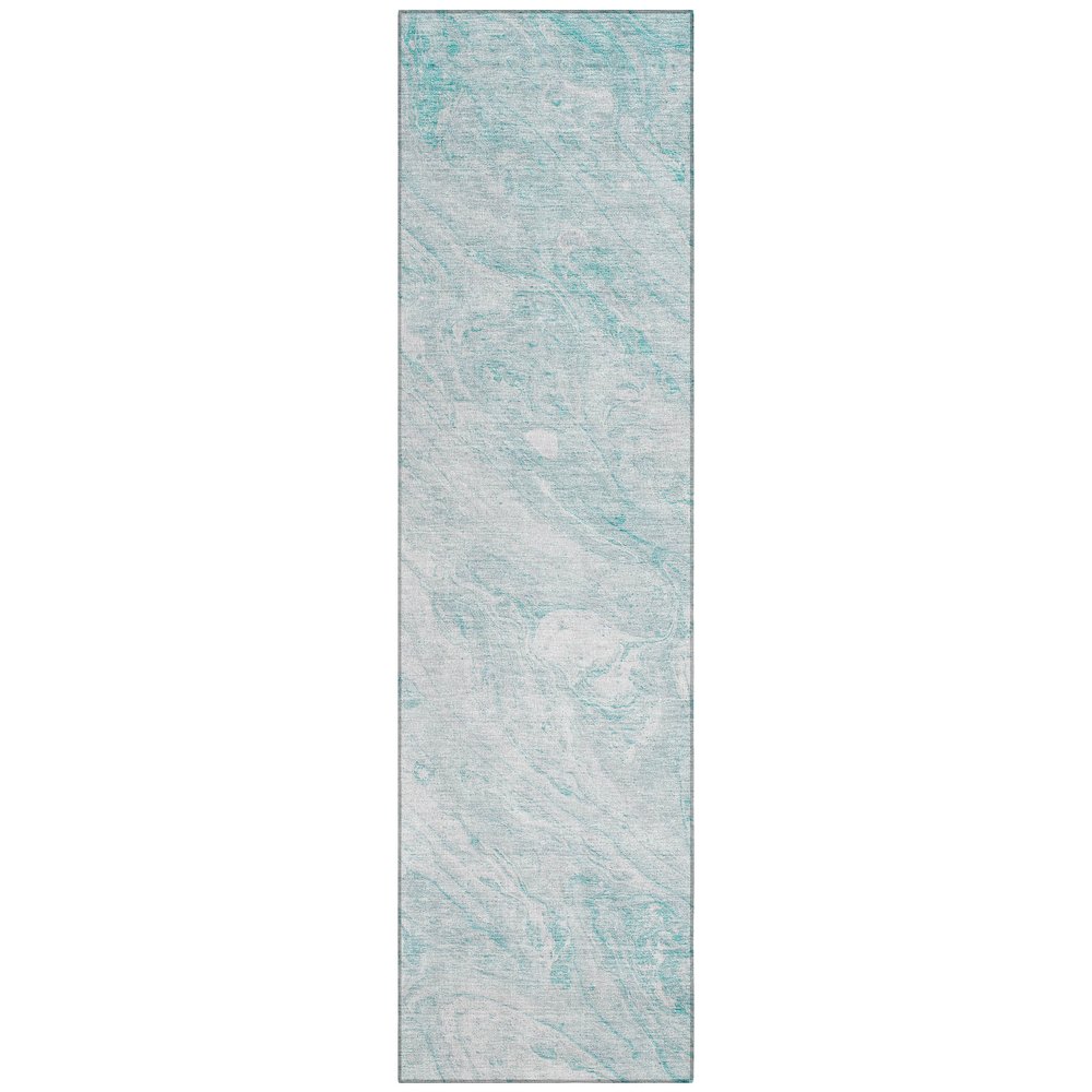 Chantille ACN640 Teal 2'3" x 7'6" Rug. Picture 1