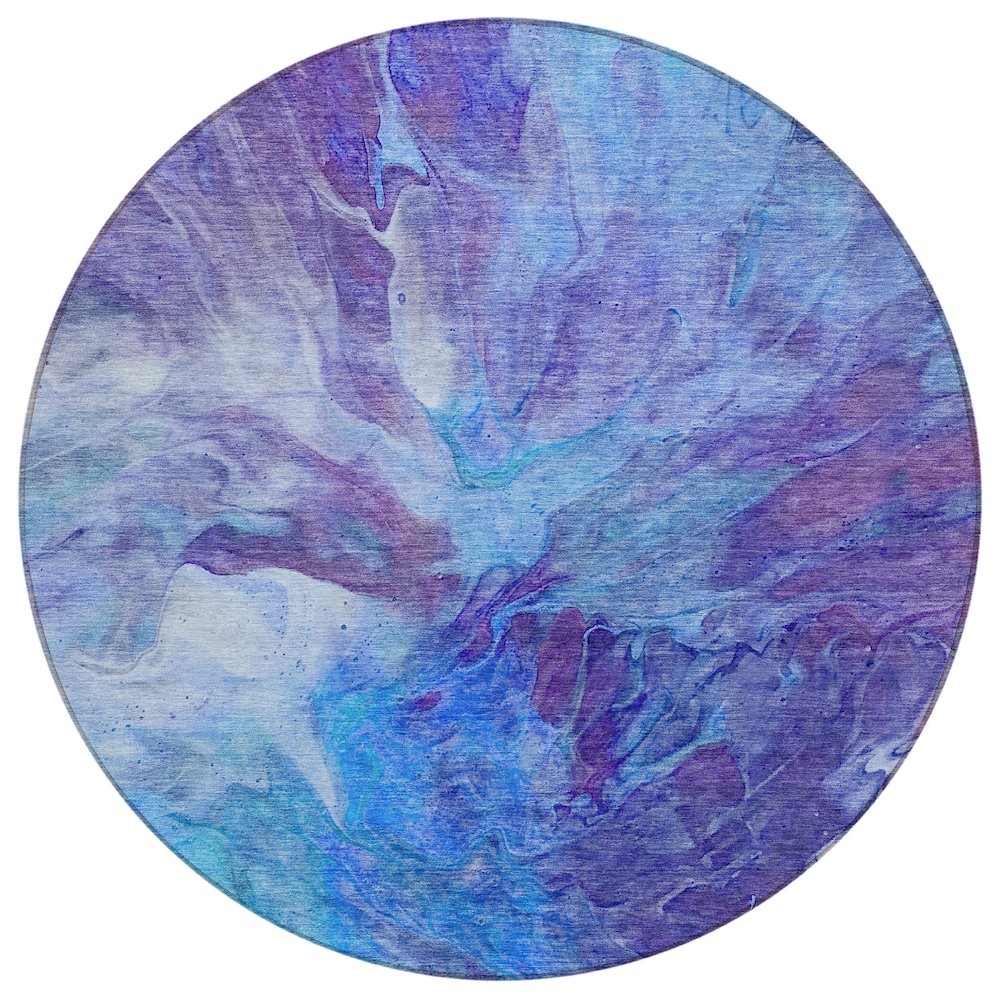 Chantille ACN641 Blue 8' x 8' Rug. Picture 1