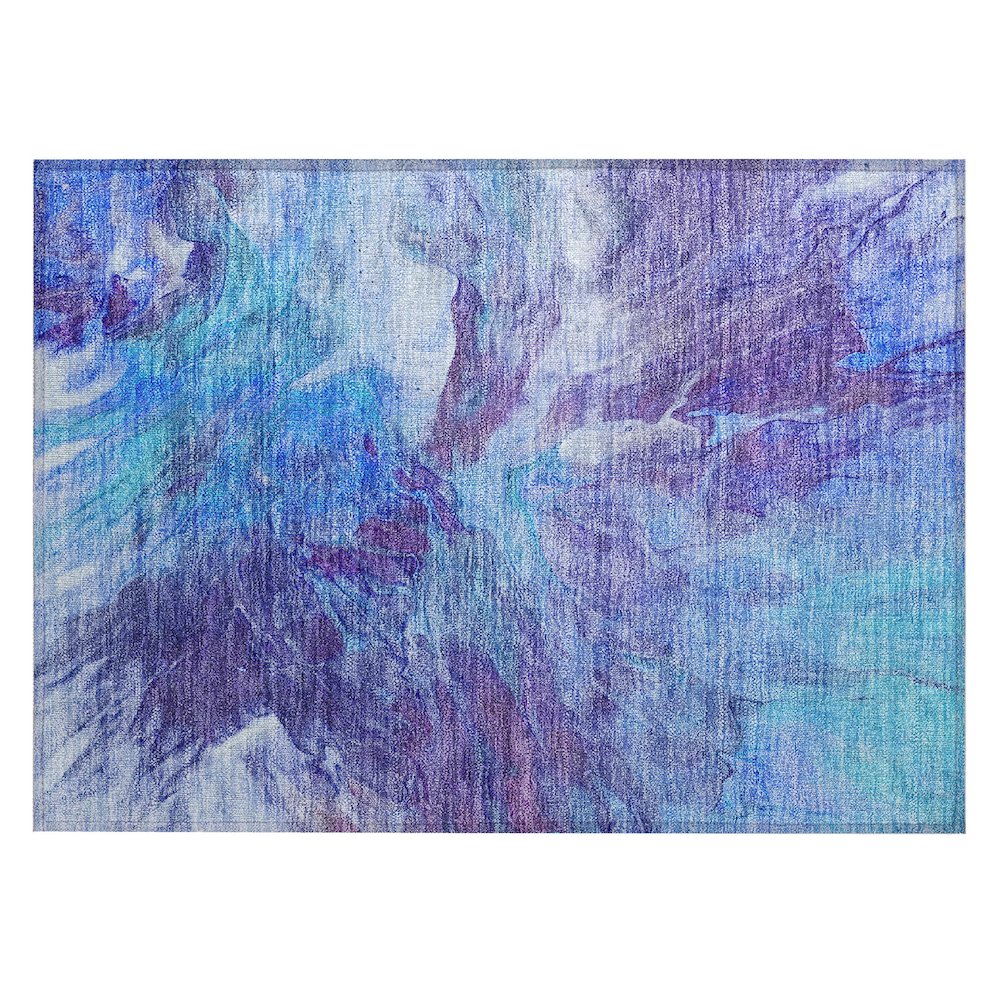 Chantille ACN641 Blue 1'8" x 2'6" Rug. Picture 1