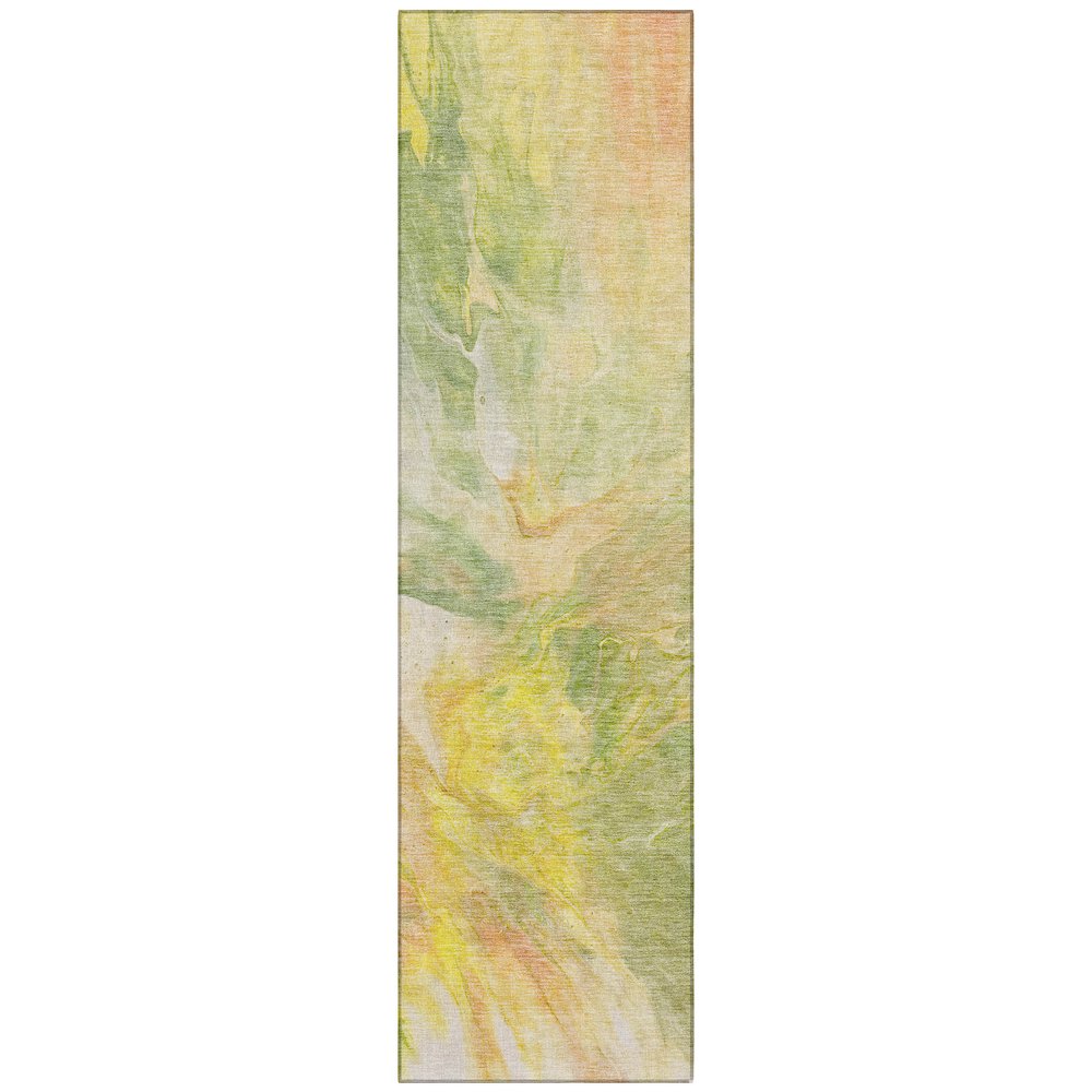Chantille ACN641 Green 2'3" x 7'6" Rug. Picture 1