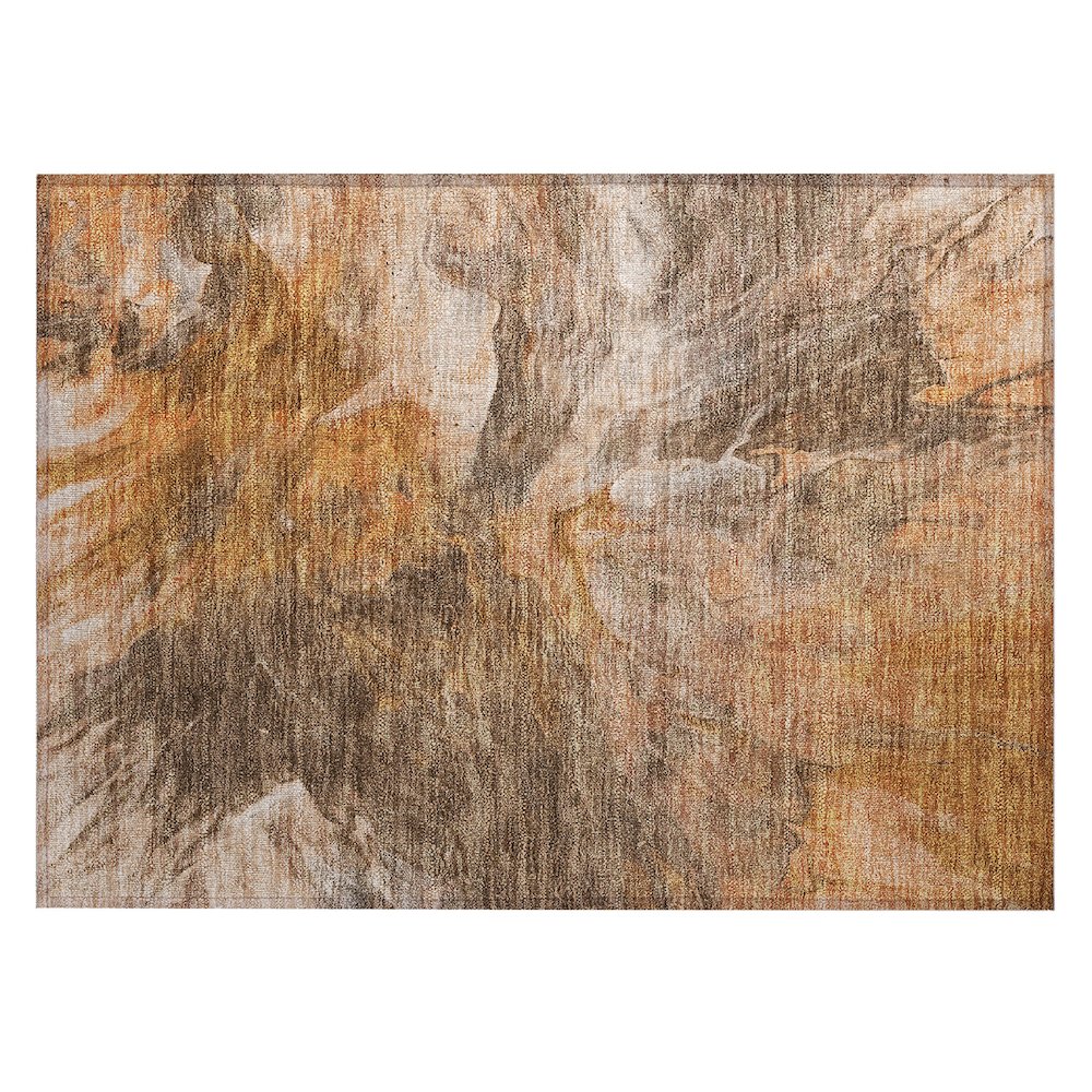 Chantille ACN641 Orange 1'8" x 2'6" Rug. Picture 1