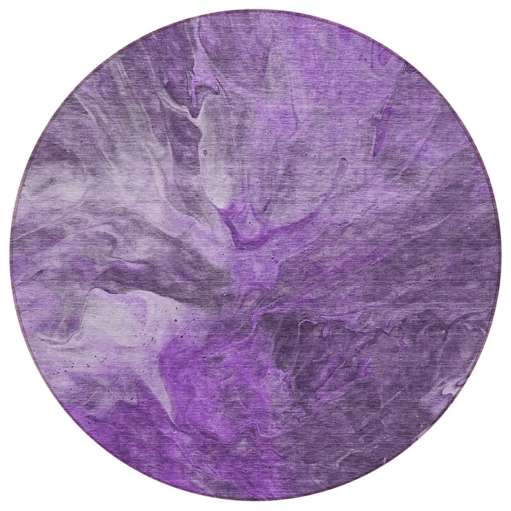 Chantille ACN641 Purple 8' x 8' Rug. Picture 1