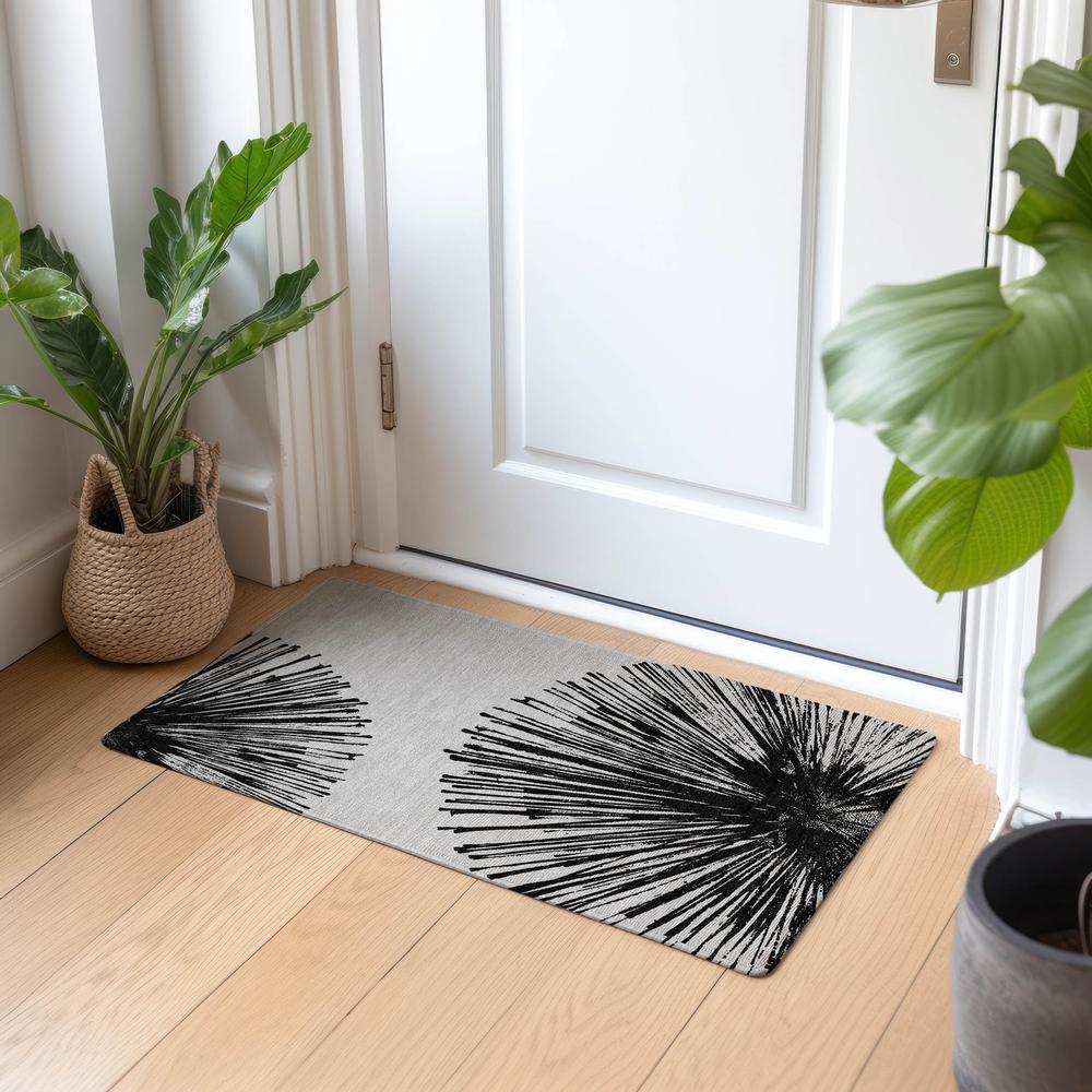 Chantille ACN642 Black 1'8" x 2'6" Rug. Picture 6