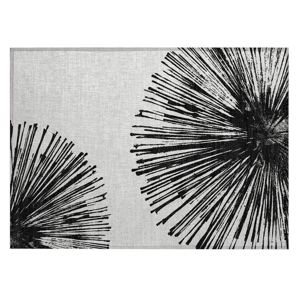 Chantille ACN642 Black 1'8" x 2'6" Rug. Picture 1
