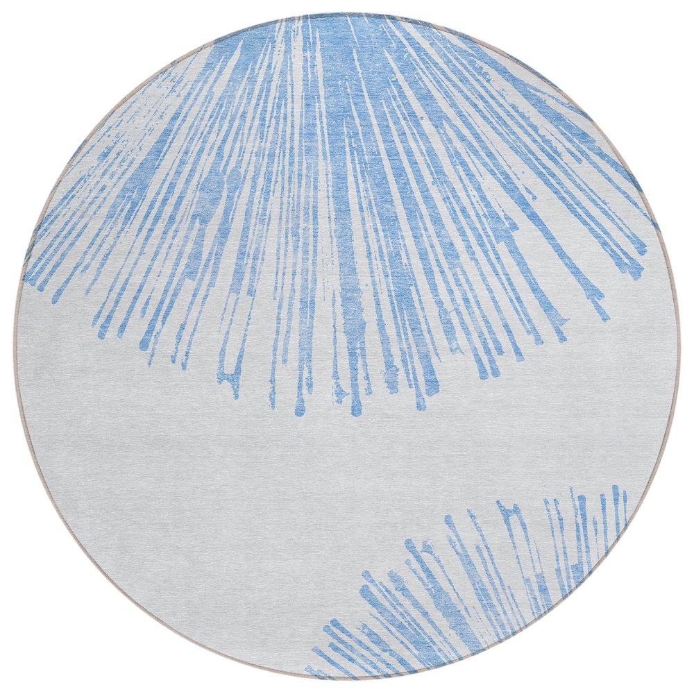 Chantille ACN642 Blue 8' x 8' Rug. Picture 1