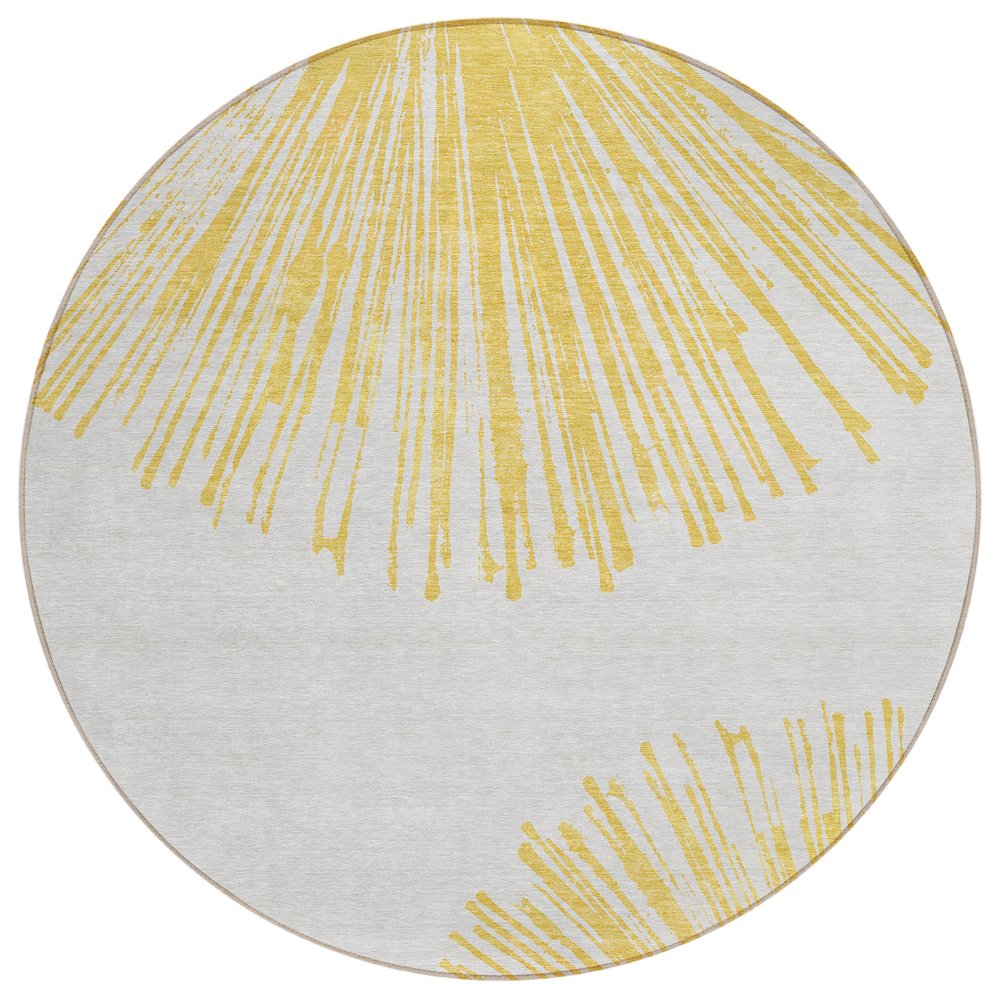 Chantille ACN642 Gold 8' x 8' Rug. Picture 1