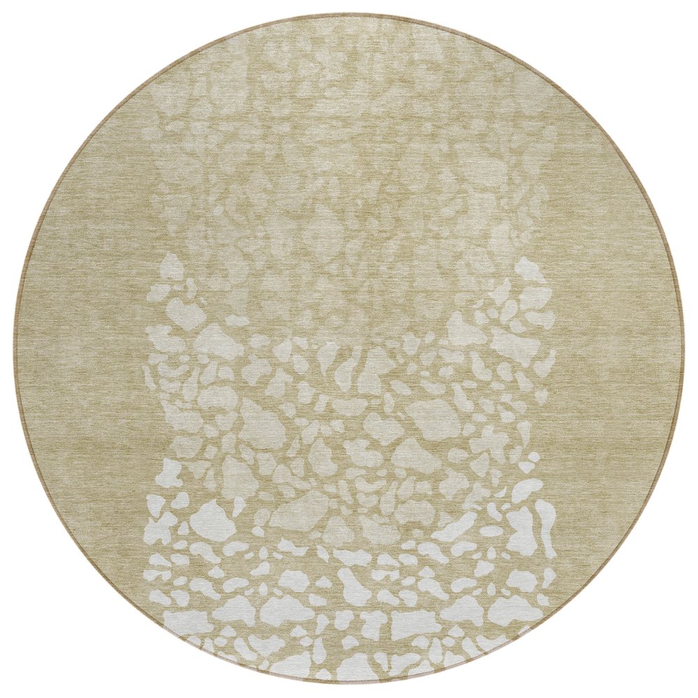 Chantille ACN643 Brown 8' x 8' Rug. Picture 1