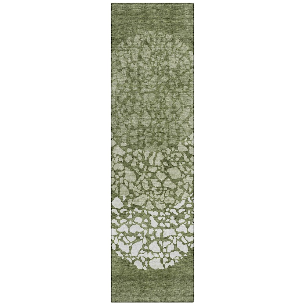 Chantille ACN643 Green 2'3" x 7'6" Rug. Picture 1
