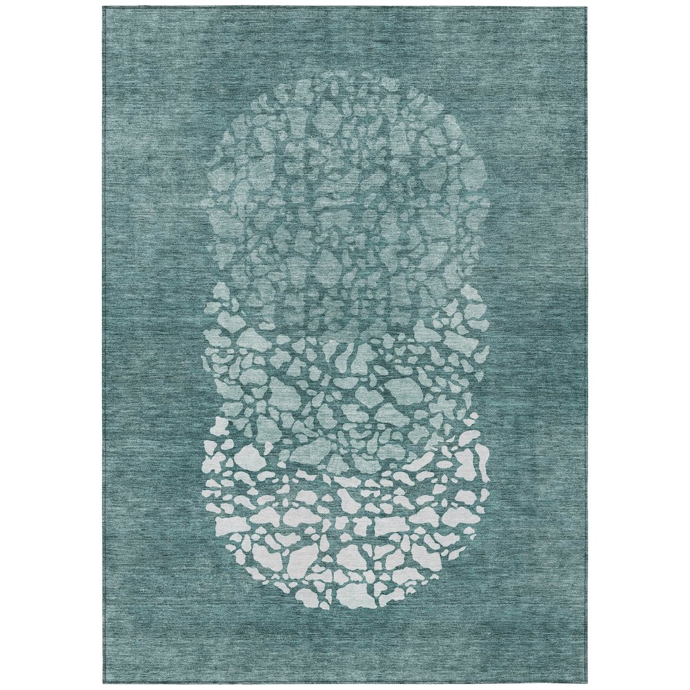 Chantille ACN643 Teal 2'6" x 3'10" Rug. Picture 1