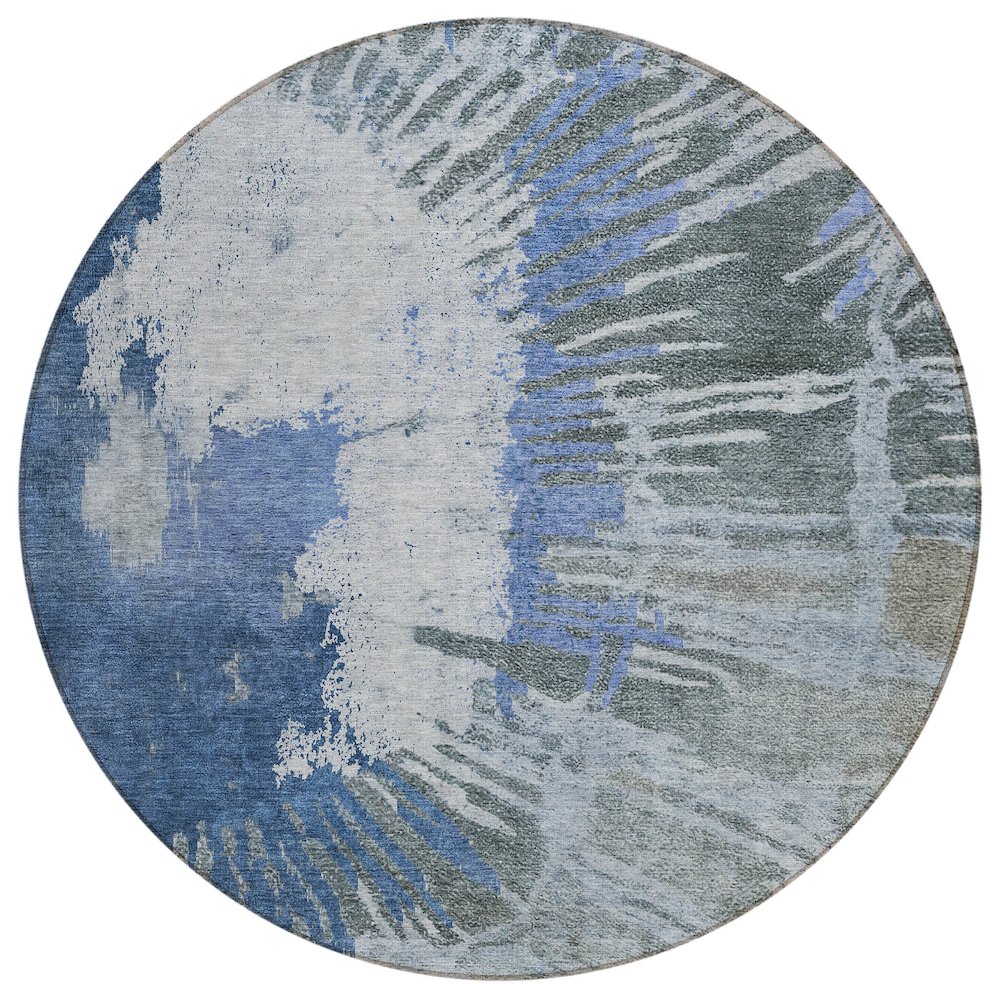 Chantille ACN645 Blue 8' x 8' Rug. Picture 1