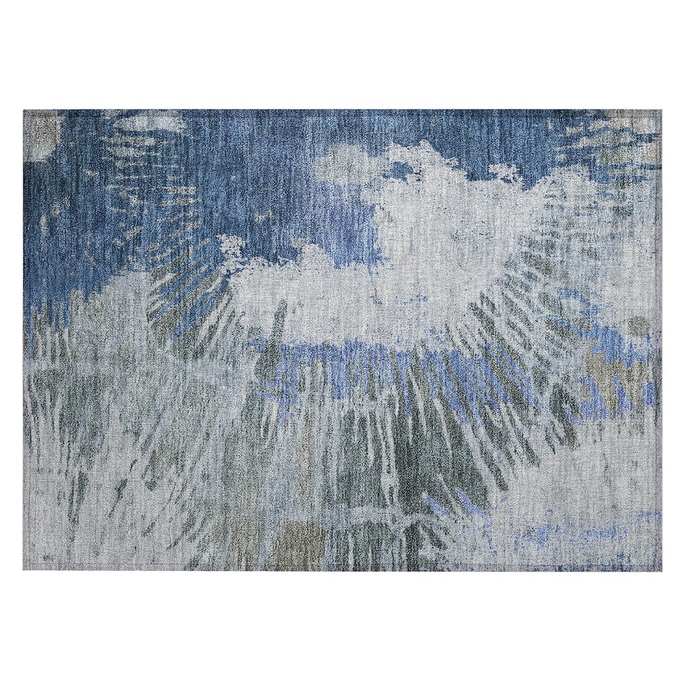 Chantille ACN645 Blue 1'8" x 2'6" Rug. Picture 1