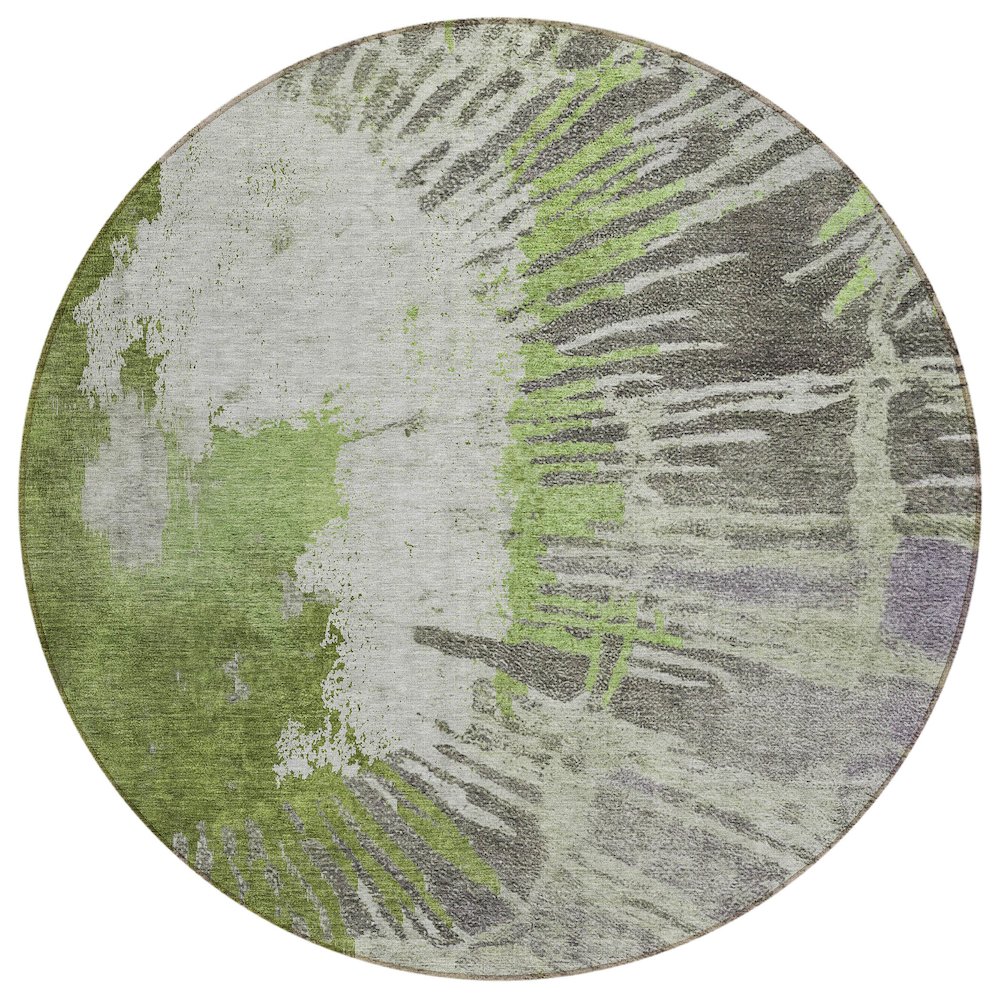 Chantille ACN645 Green 8' x 8' Rug. Picture 1