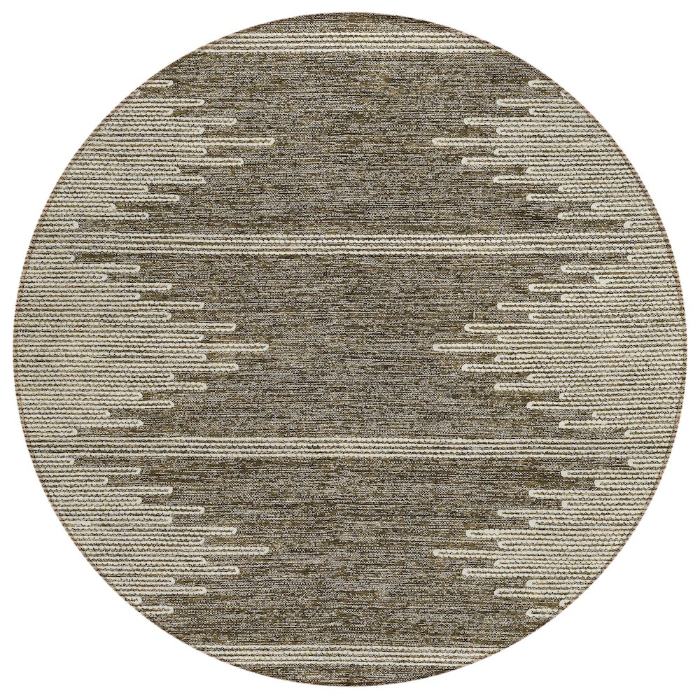 Chantille ACN647 Brown 8' x 8' Rug. Picture 1