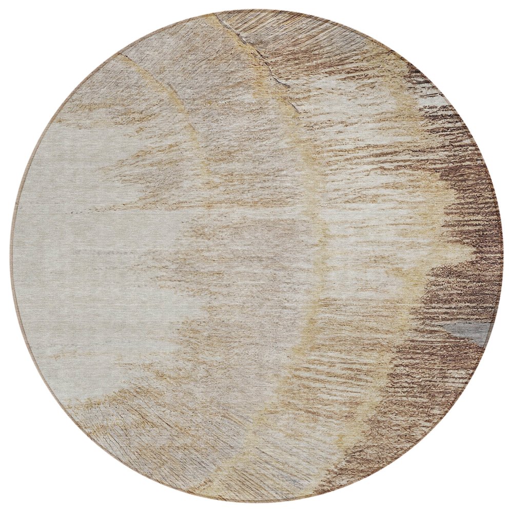 Chantille ACN650 Brown 8' x 8' Rug. Picture 1